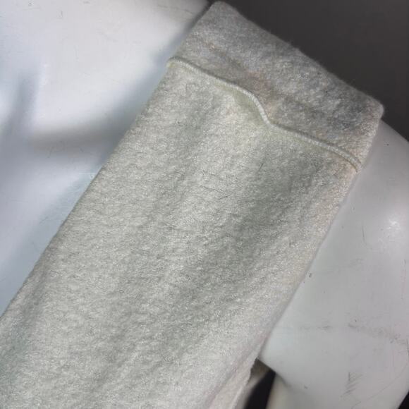 Ann Taylor dress size 4 felt boucle wool cream drop waist school girl minimalist - Picture 6 of 13